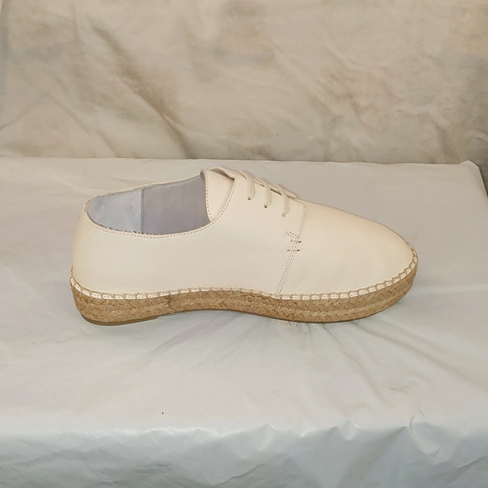 Vince Cynthia Espadrille Cream Oxfords, US 9